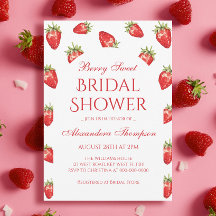 O amor é Berry Sweet Chá de panela