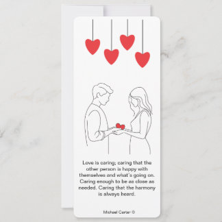 Convites O amor é carinho