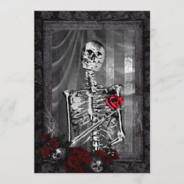 Convites O Amor É Casamento Gótico Eterno