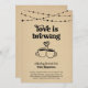 Convites O amor é criar Casais de café / Chá de panela (Frente/Verso)