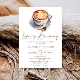 Convites O Amor É Criar Chá de panela De Café