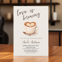 O amor é criar Chá de panela de café