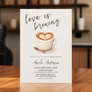 Convites O amor é criar Chá de panela de café