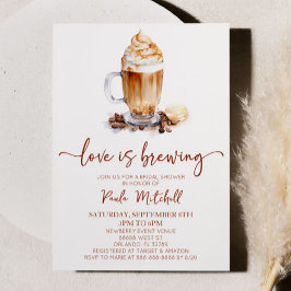 Convites O Amor É Criar Chá de panela De Café Feijão