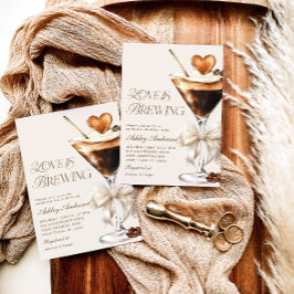 Convites O Amor É Criar Chá de panela Espresso Martini