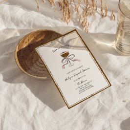 Convites O Amor É Criar Chá de panela Espresso Martini