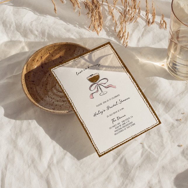 Convites O Amor É Criar Chá de panela Espresso Martini (Criador carregado)