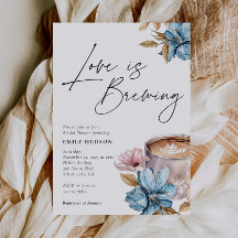 O amor é criar Chá de panela Floral