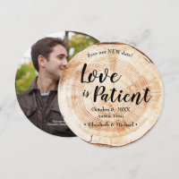 O amor é o paciente adiamento do casamento Foto da