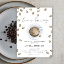 O amor está criando Chá de panela