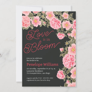 CONVITES O AMOR ESTÁ EM ROSAS SELVAGENS BONITO DE PINCO BLO