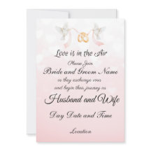 O amor está no Air Wedding