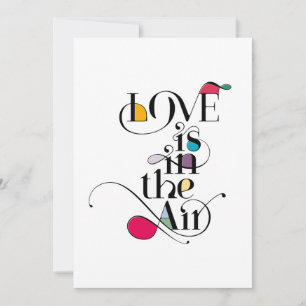 Convites O amor está no ar