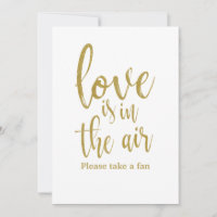 O amor está no ar letreiro de casamento acessível