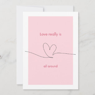 Convites O amor realmente está em todo lugar