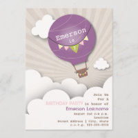 O aniversário roxo dos miúdos do balão & das