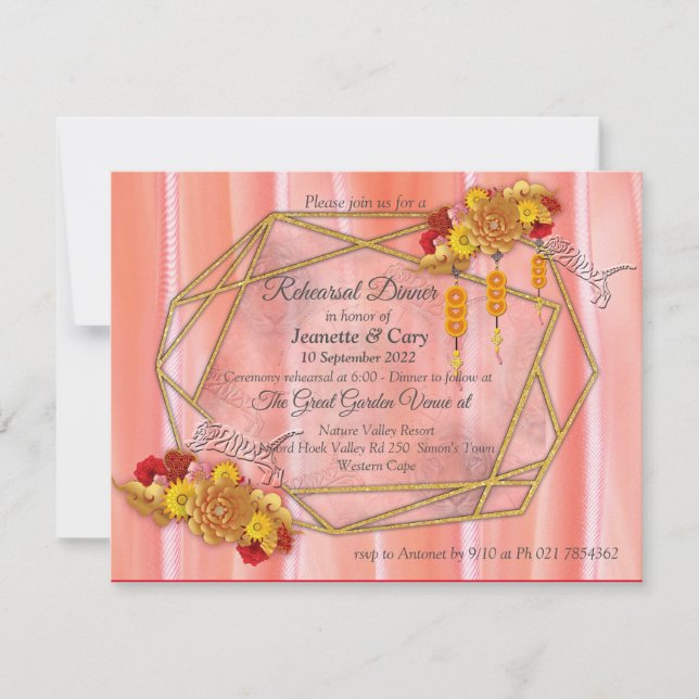 Convites O Ano do Tigre (Frente)