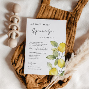 Convites O aperto principal da mamãe no caminho Chá de fral