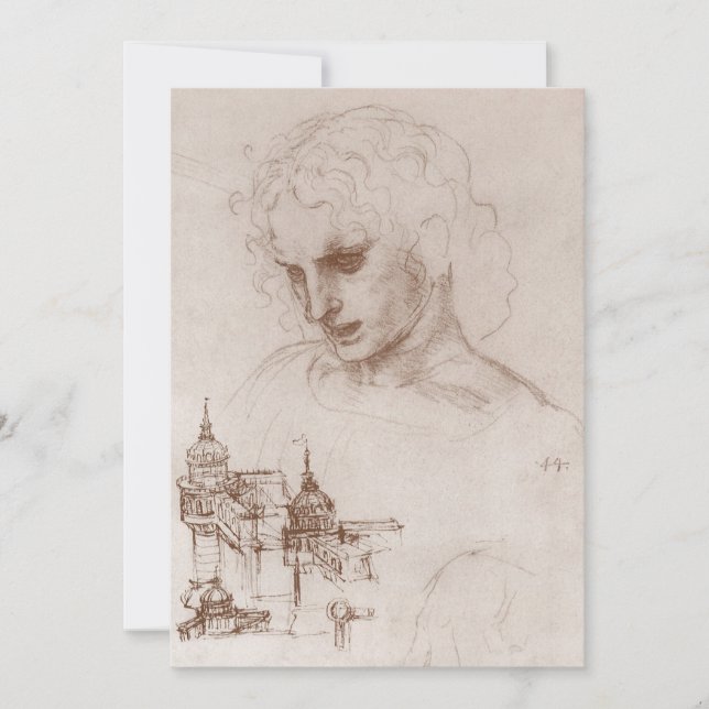 Convites O Apóstolo de Leonardo da Vinci no Castelo Sforza (Frente)