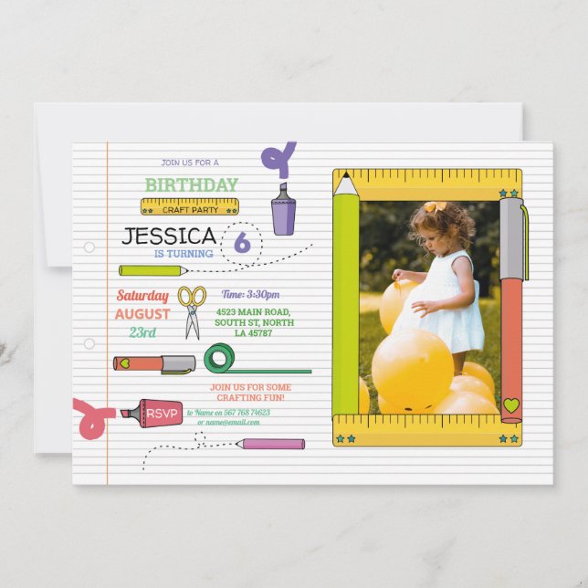 Convites O artesanato estacionário do partido encerra o (Frente)