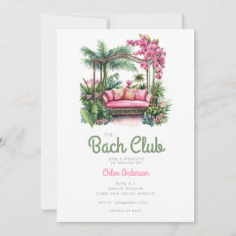 Convites O Bach Club | Fim de Semana de Bachelorette Tropic