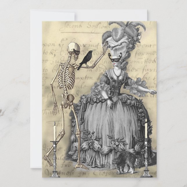 Convites O Baile de Máscaras 2 (Frente)