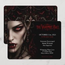 O Baile de Vampiros | Festa de Halloween Gótica