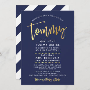 Convites O bar FEITO SOB ENCOMENDA Mitzvah convida para o