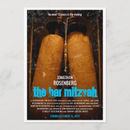 Convites O Bar Mitzvah Movie Invitation