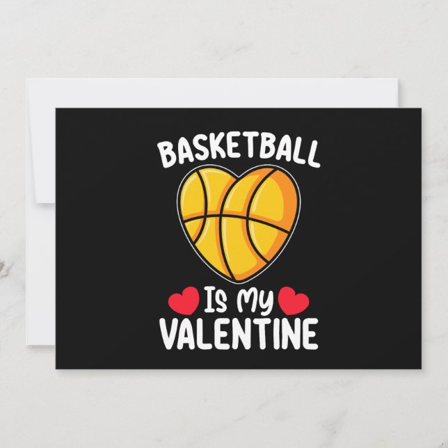 Convites O Basquete É O Meu Esporte De Valentia (Frente)