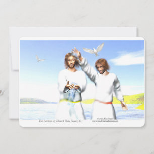 Convites O Batismo de Cristo