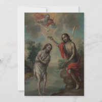 O Batismo de Cristo por Nicolás Enríquez