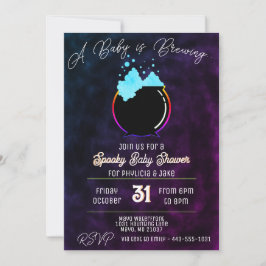 Convites O Bebê Azul está a Comer