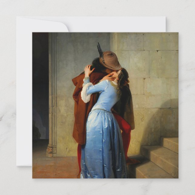 Convites O Beijo Francesco Hayez (Frente)