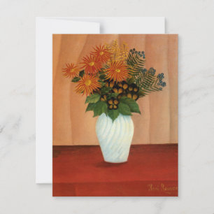 Convites O buquê de Henri Rousseau das flores (cerca de