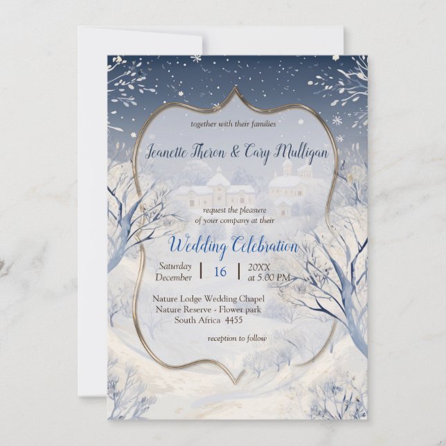 Convites O calor do sol no inverno (Frente)