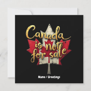 Convites O Canadá Não está à Venda Celebrando o Orgulho Can