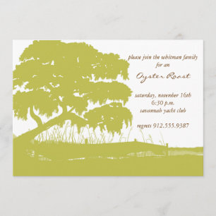 Convites O carvalho drapejado com musgo espanhol pelo