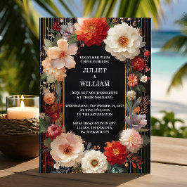 Convites O Casamento Asiático Espesso-Coreano Do Drama Acrí