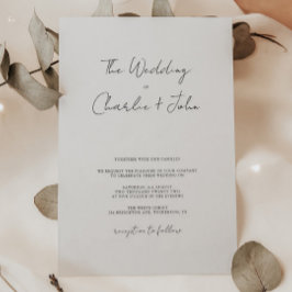 Convites O Casamento da Casa Farmhouse Moderna