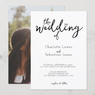 Convites O Casamento do Minimalista