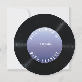 Convites O Casamento do Vinyl Record SERÁ MEU BEARER