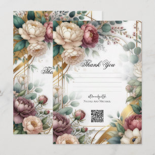 Convites O Casamento Floral Glam The Gilded Secret Garden