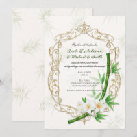 O Casamento no Jardim Imperial de Bambu Tropical