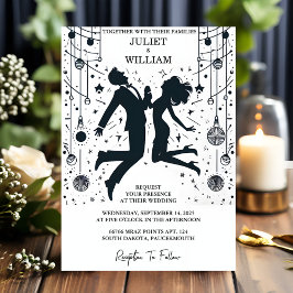 Convites O Casamento Purky Funky Único Humor Meme Engraçado