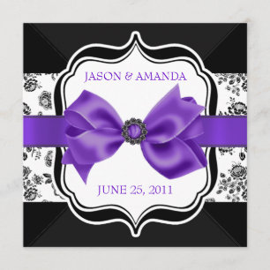 Convites O casamento tema damasco floral convida com arco