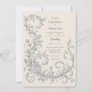 Convites O Casamento Tranquilo Anne Elliot Vintage
