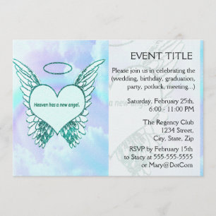 Convites O céu tem um anjo novo