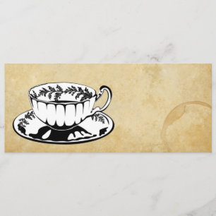 Convites O chá alto/lanche convida