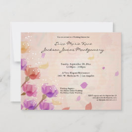 Convites O chá de casamento elegante das tulipas da